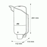 Thumbnail 2 of Tork S1 дозатор за сапун/дезинфектант с ръкохватка 560100/560108